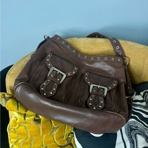 Detailed Leather Purse